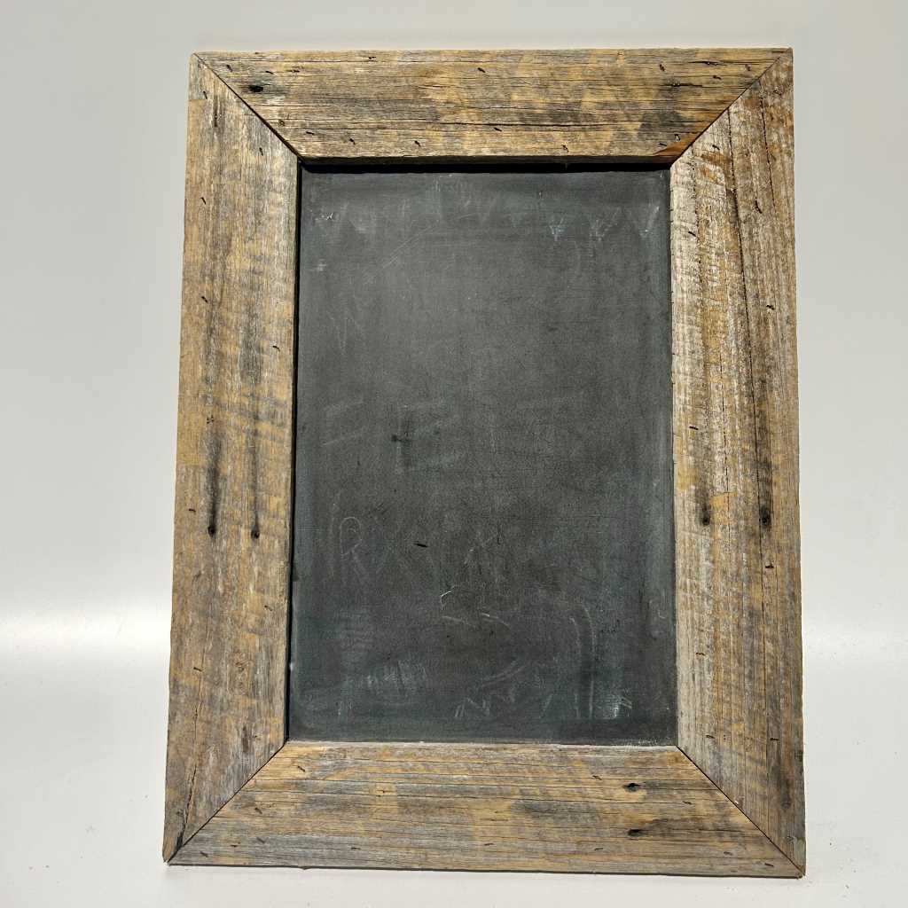 BLACKBOARD, Rustic Med Timber Frame ( Inside 51 x 33cm )